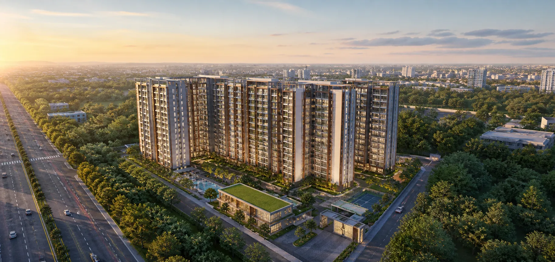 Sattva Urbana Night View