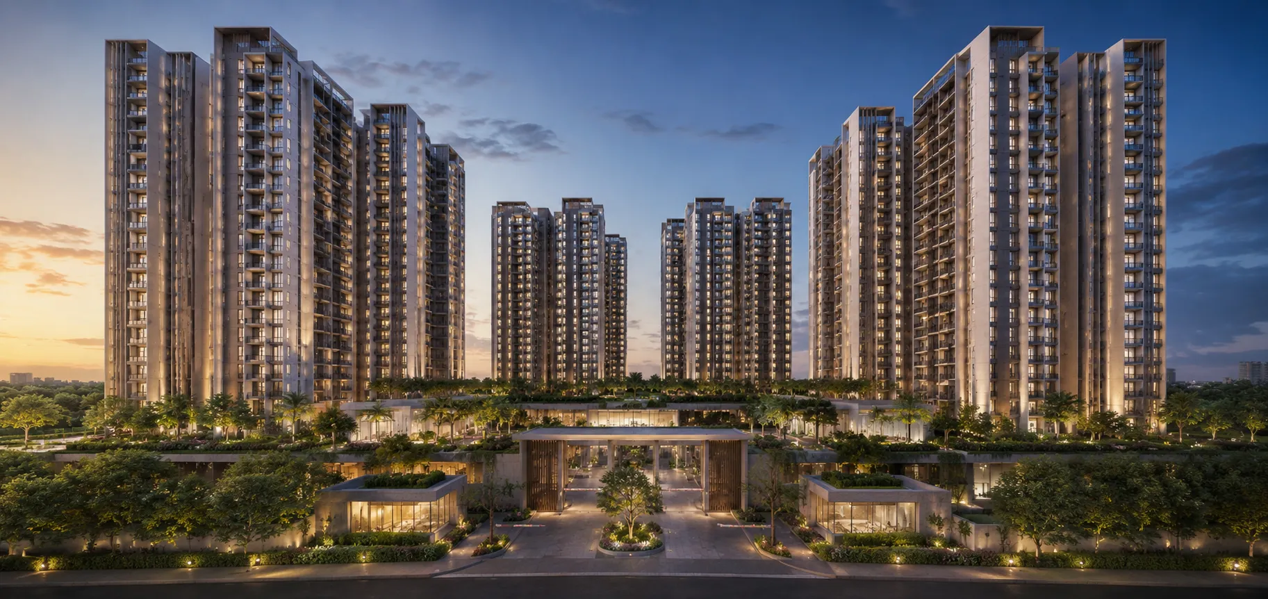Sattva Urbana Swimming Pool View